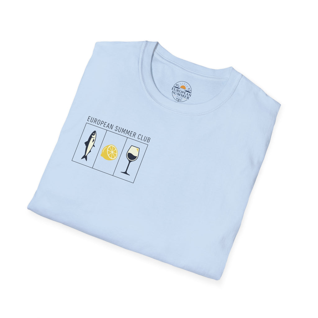 European Summer Club Food T-Shirt