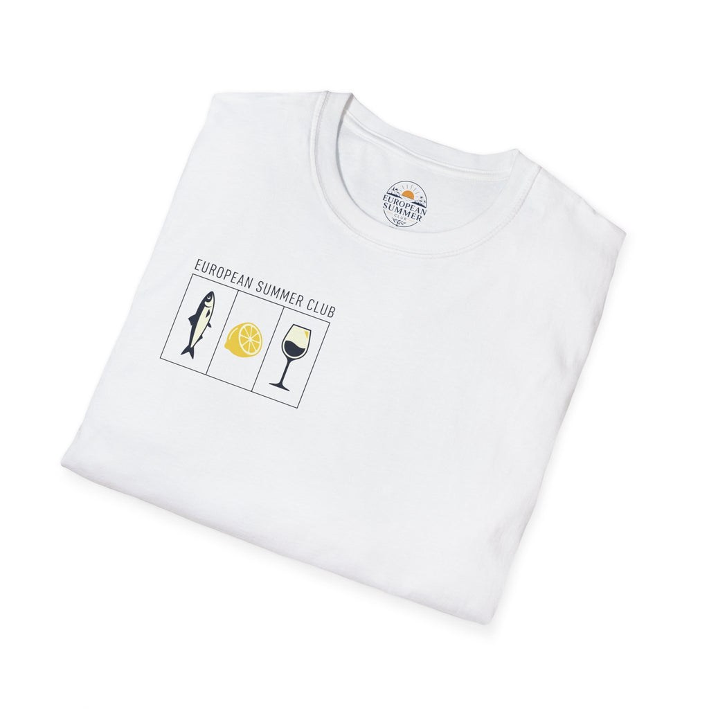 European Summer Club Food T-Shirt